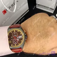 ساعت مچی مردانه کارن 8324 سرمه ای-سفید (کورن CURREN) سه موتور فعال