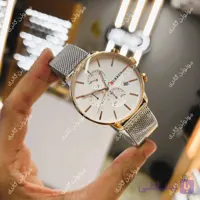 ساعت مچی مردانه کارن 8355 نقره ای-رزگلد (کورن CURREN) سه موتور فعال