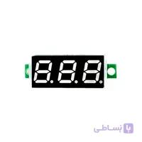 ماژول ولت متر 0.28 اینچ 4.5 تا 100 ولت سگمنت آبی سه سیم