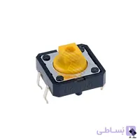 تاکت سوییچ 4 پایه B3F سر شاسی خور 12×12