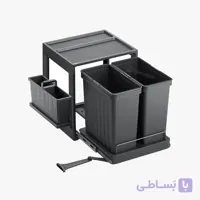 سطل زباله دو مخزنه لولایی ملونی 9251