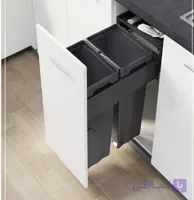 سطل زباله کابینت دوقلو ملونی مدل 9018 (سری Max Bin)