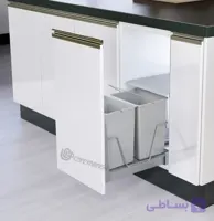 سطل زباله دو قلو ادلان مدل839