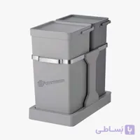 سطل دو مخزنه زیر سینک ریلی ملونی 9176