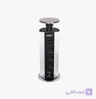 پریز توکار کابینت استوانه ای ملونی مدل 10008