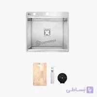 سینک ظرفشویی استیل متا M52.5