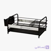 آبچکان رومیزی یک طبقه پروفیل استیل مشکی هوفل مدل GS1