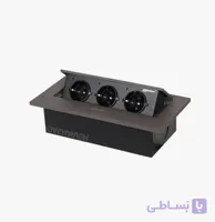 پریز توکار رومیزی ملونی مدل 10016