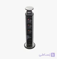 پریز توکار استوانه ای ملونی مدل 10006