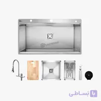سینک ظرفشویی استیل متا M90P