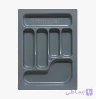 جا قاشقی پلاستیکی طوسی