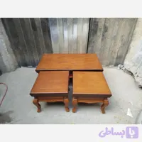 میز جلومبل و عسلی مدل آرین2 مجاهد چوب آرتا