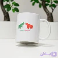 ماگ (لیوان) ترید Trading Junkies با طرح Bull and Bear