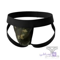 شورت مردانه فانتزی جاک استرپ Jockstrap اورجینال وارداتی برند Tommy dooyao بکلس رنگین کمانی