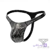 شورت مردانه فانتزی لامبادا Bikini اورجینال وارداتی برند Tommy dooyao بکلس دیسکویی رنگین کمانی