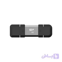 فلش مموری سیلیکون پاور Silicon Power مدل C51 ظرفیت 64 گیگابایت، USB 3.2 Gen 1، Type-C