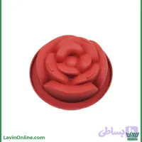 قالب سیلیکونی دسری رز گالیکا (12 سانت)