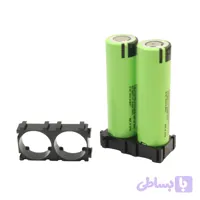 براکت نگهدارنده دو باتری‌های لیتیوم یون 18650 ( 1X2)