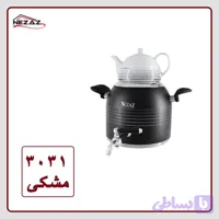 کتری قوری مشکی نزاز 5 لیتری کد 3031(قوری رندوم)