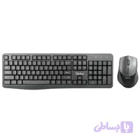 کیبورد و ماوس وایرلس جی پلاس GMK-C340D | ست بی‌سیم اداری و خانگی