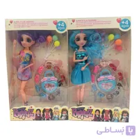 عروسک مفصلی چشم درشت با لوازم کد 243