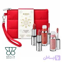 ست هدیه مینی رژ لب و لیپ گلاس کیکو میلانو (KIKO)