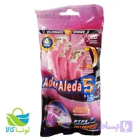 ژیلت خودتراش 5 لبه آلدا اصل زنانه – هر بسته 4 عدد