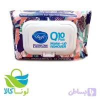 دستمال مرطوب پاک کننده آرایش دافی – عصاره گل