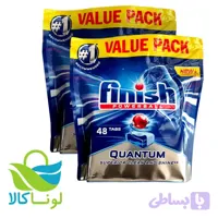 قرص ماشین ظرفشویی فینیش مدل کوانتوم 48 عددی