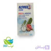 کاندوم کدکس ۱۲عددی مدل REDLARGO