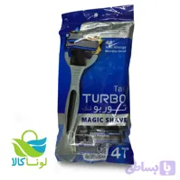 ژیلت توربو 6 لبه (تیغ) 4 عددی