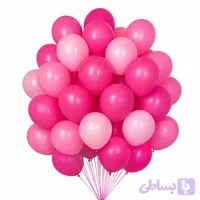 پک بادکنک آرایی سرخابی، صورتی و صورتی پاستیلی
