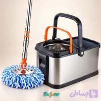 تی چرخشی سطلی استیل