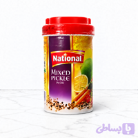 ترشی انبه مخلوط روغنی نشنال پاکستانی 1000 گرمی/National mixed pickle in oil