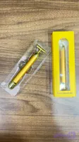 ماساژور ویبره‌ای صورت و گردن Energy Beauty Bar طلایی قلم تی