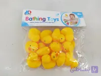 اسباب بازی حمام اردک زرد ۱۲ تایی Bathing Toys