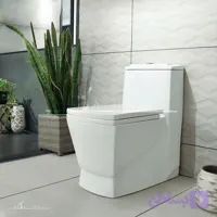 توالت فرنگی برند مروارید مدل مگا ۶۹ درجه یک(ارسال با باربری)