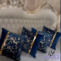 کاور کوسن مبل مخمل طلاکوب