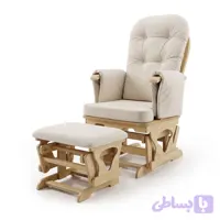 صندلی ریلکسی و شیردهی سلیکا وود Solika Wood چوبی