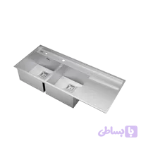سینک دو لگن سینی دار رامون مدل RS320DT