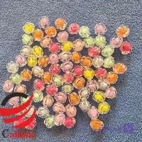 مهره دستبند گل رز یخی شفاف