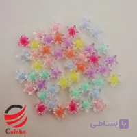 مهره دستبند ستاره یخی شفاف