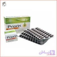 مکمل ضد ریزش مو پریورین بایر آلمان اصلی ۱۲۰ عددی قطع ریزش مو ارثی هورمونی