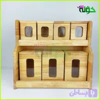 جا ادویه ( پا سماوری ) چوبی