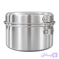 ست ظروف آشپزی سفری استیل کلمن 6 تکه مدل MESS KIT