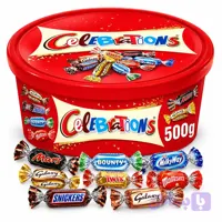 شکلات کادوئی سلبریشنز Celebrations ظرفی وزن ۵۰۰ گرم