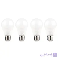 لامپ ال ای دی 9 وات افراتاب مدل AF-B-0901-9W بسته 4 عددی