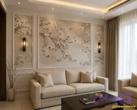 قاب دیوار کاغذ دیواری مناسب دیوار خانه