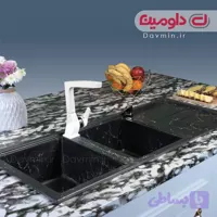 سینک گرانیتی دو لگن کد D301