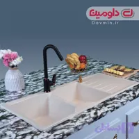 سینک گرانیتی دو لگن کد D302